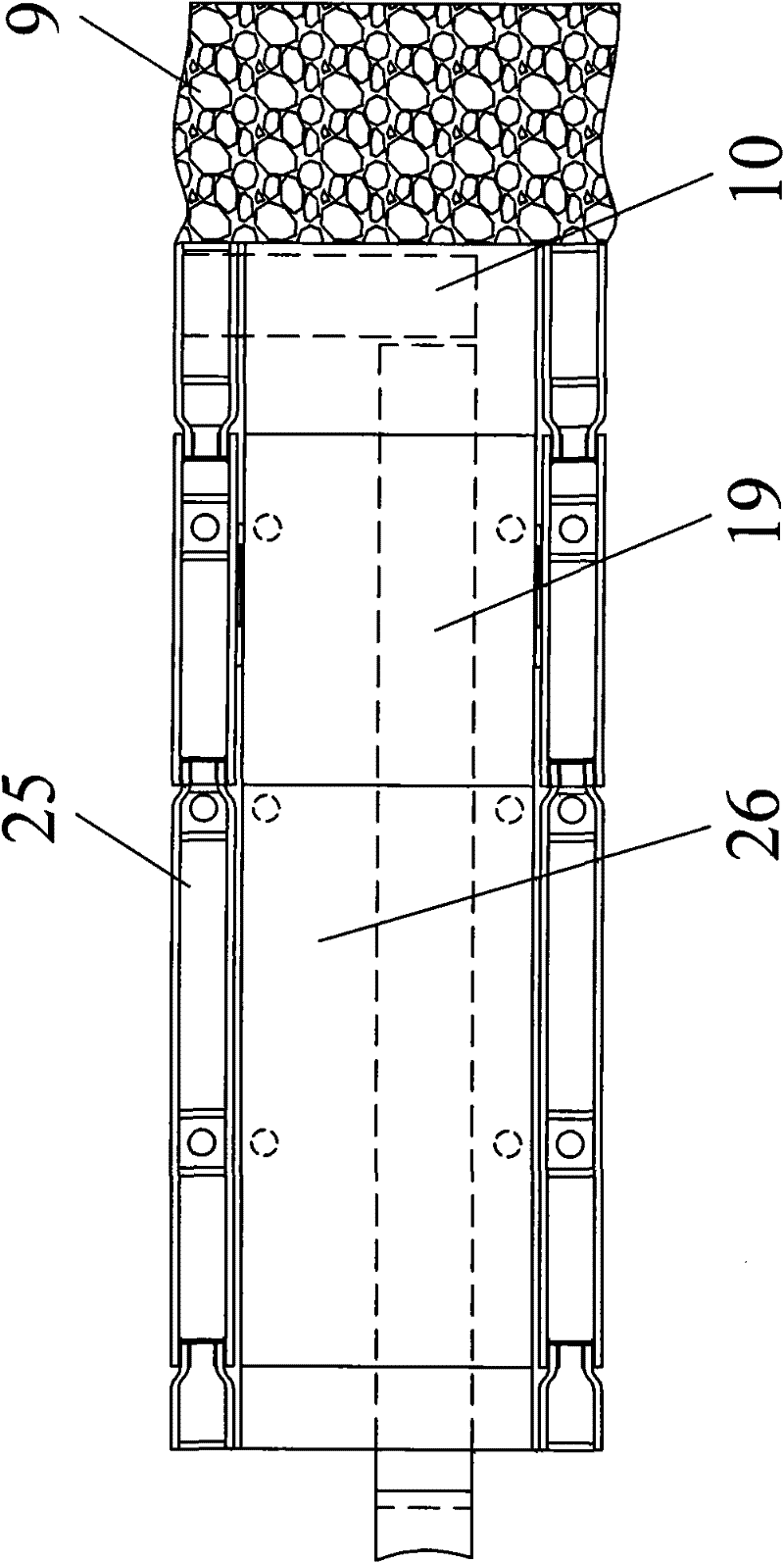 End supporting, filling and transshipping system of coal face