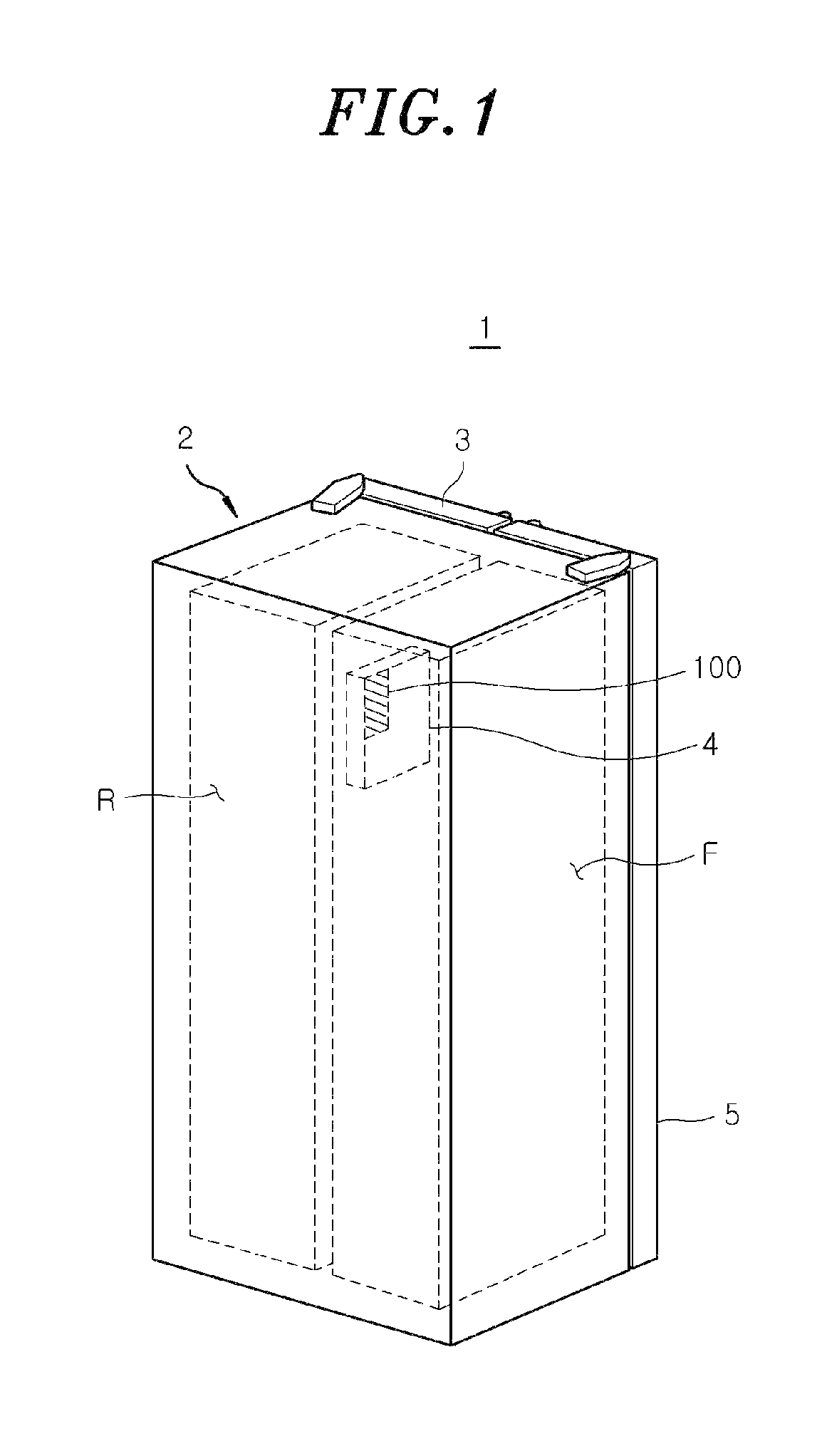 Cool air path damper assembly with elastic anti-freezing member