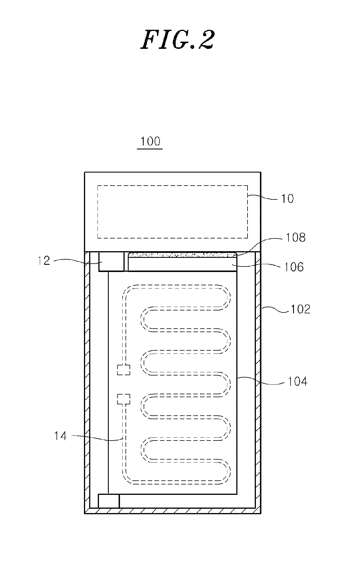 Cool air path damper assembly with elastic anti-freezing member