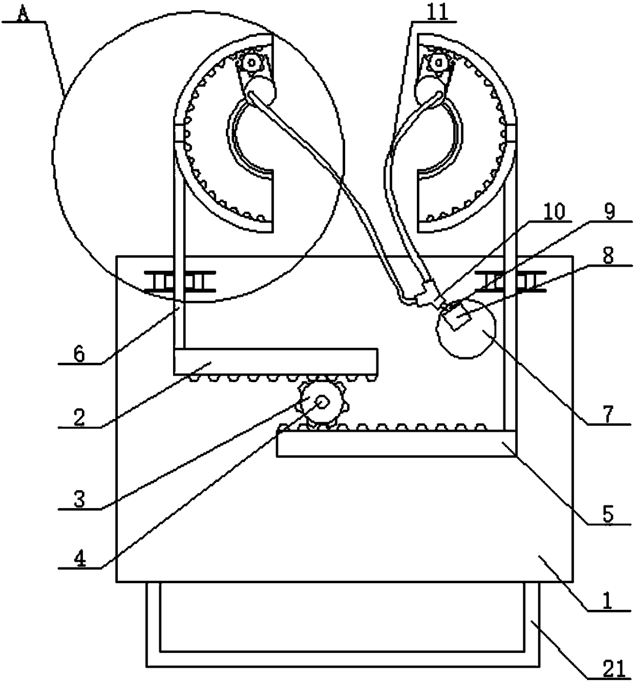 A kind of tree whitening equipment