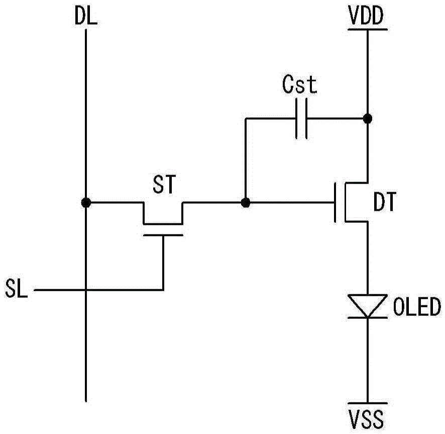 Organic light-emitting diode display having high aperture ratio and method for manufacturing the same