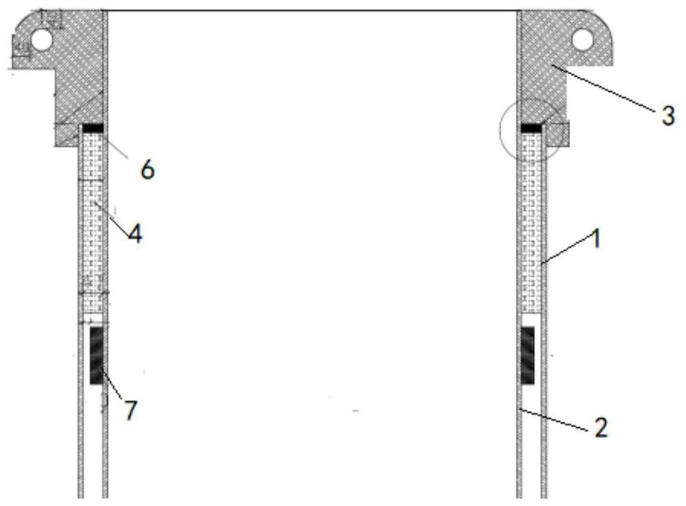 Recyclable double-layer steel sleeve for static load test of cast-in-situ bored pile and method