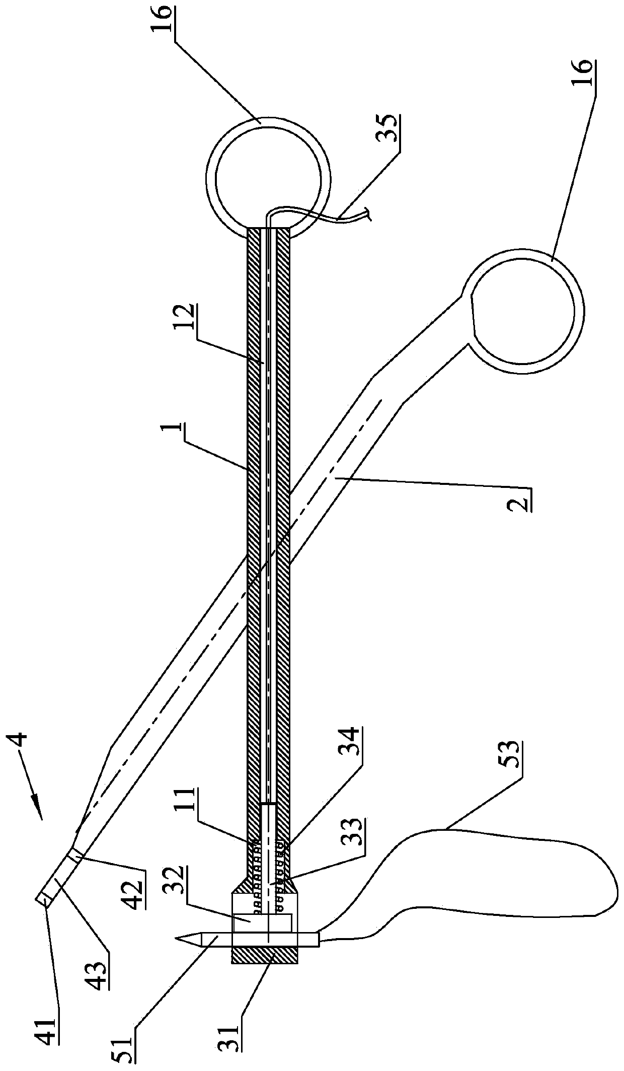 Blood vessel suturing device