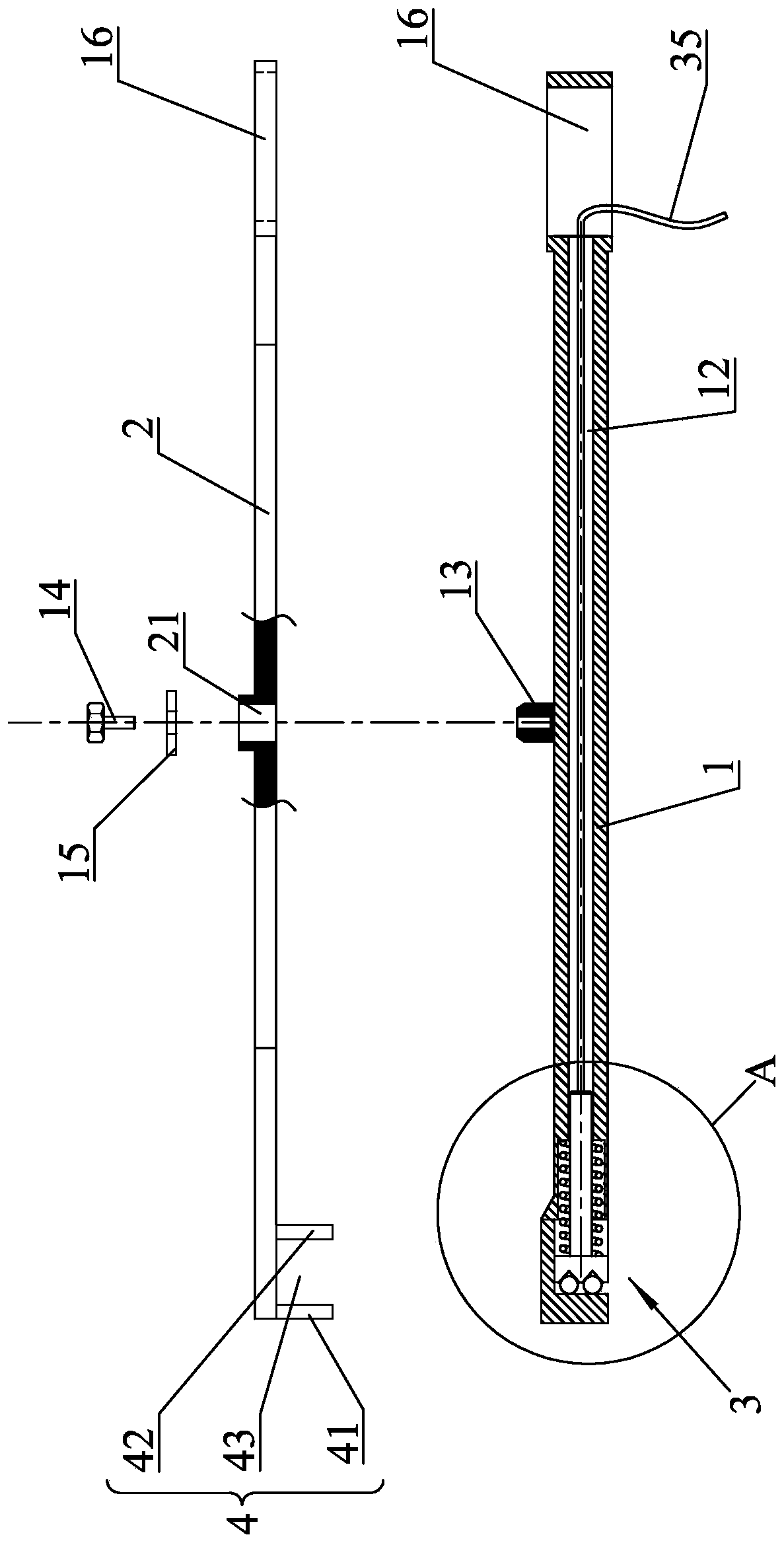 Blood vessel suturing device