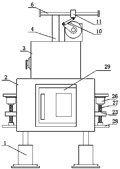 Raw material grinding device for magnet production