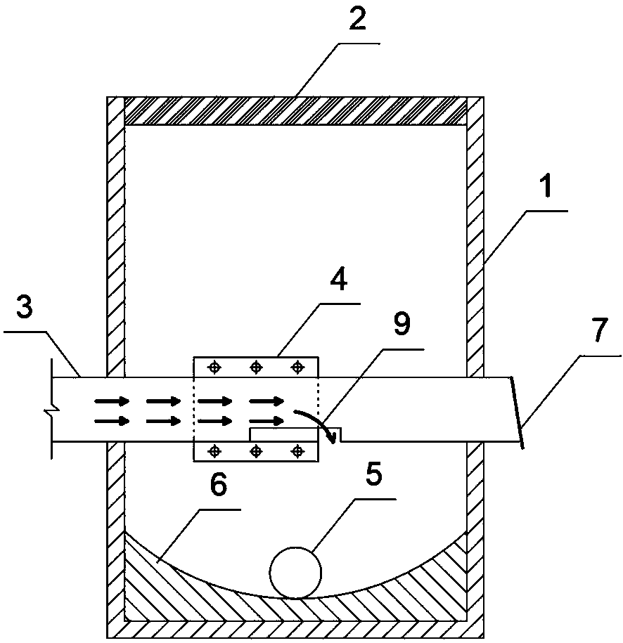 Intercepting well and control method of interception flow of intercepting well