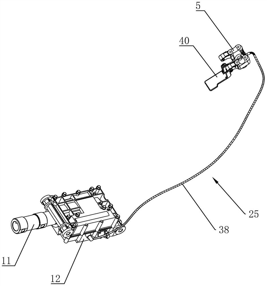 A manually controlled body swing mechanism for electric logistics vehicles