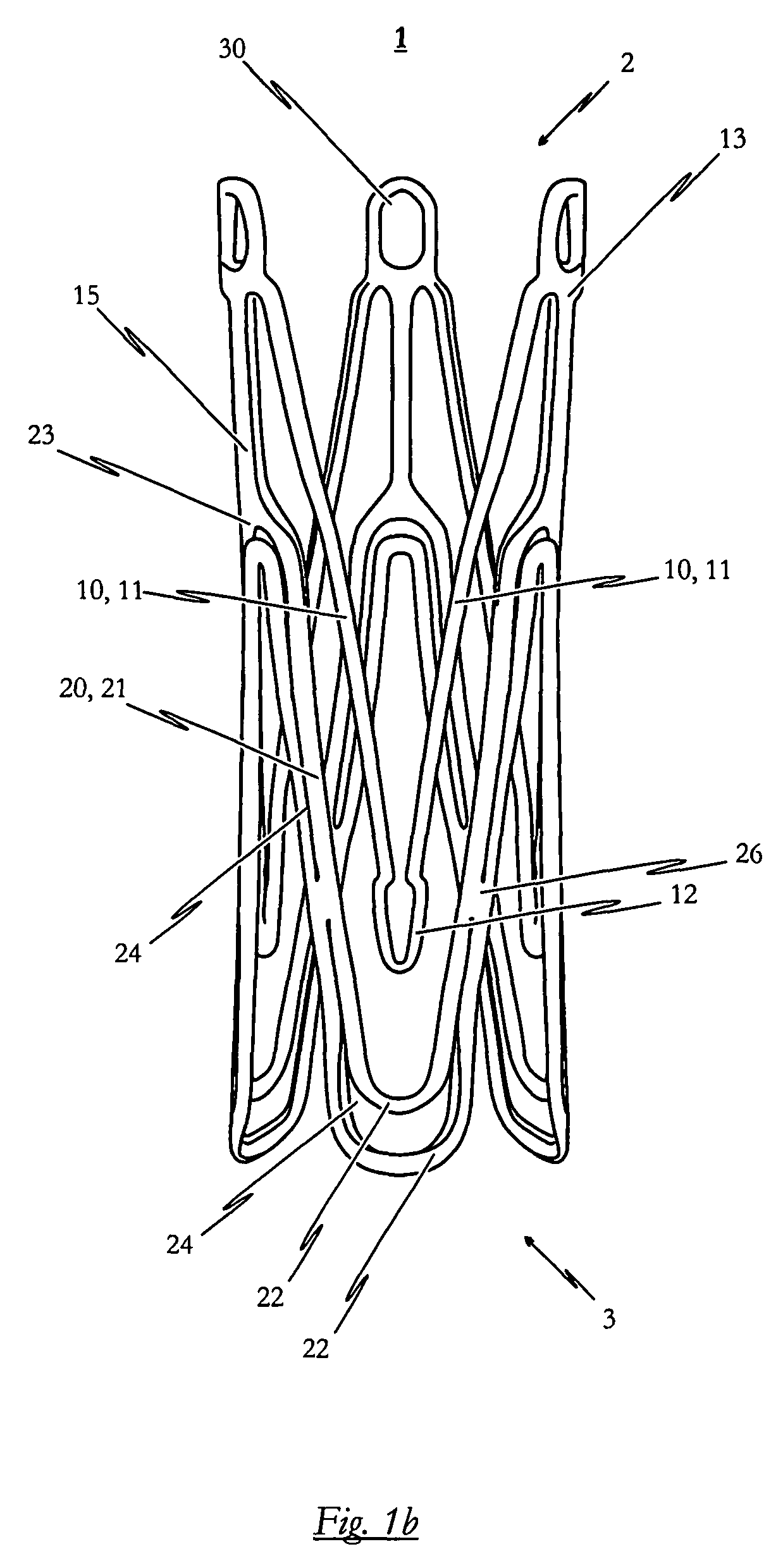 Medical device for treating a heart valve insufficiency or stenosis