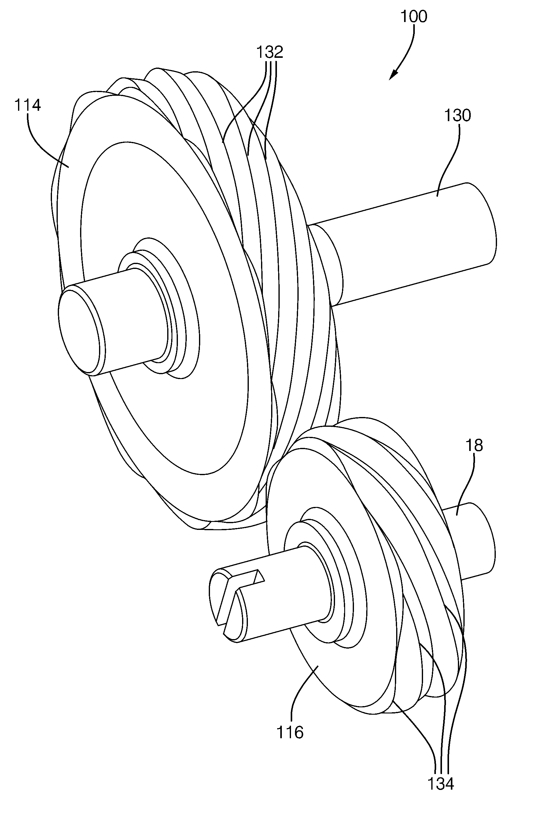 Actuator with self-locking helical gears for a continuously variable valve lift system