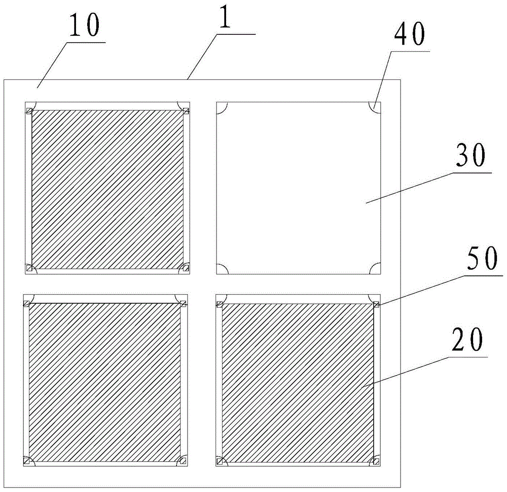 Contiguous printed circuit board and its cutting and transplanting process