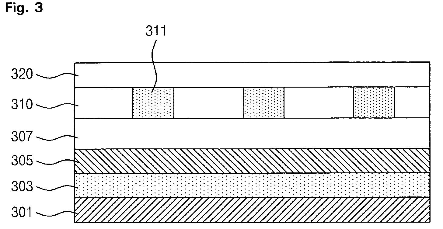 Organic electroluminescent device with black insulator