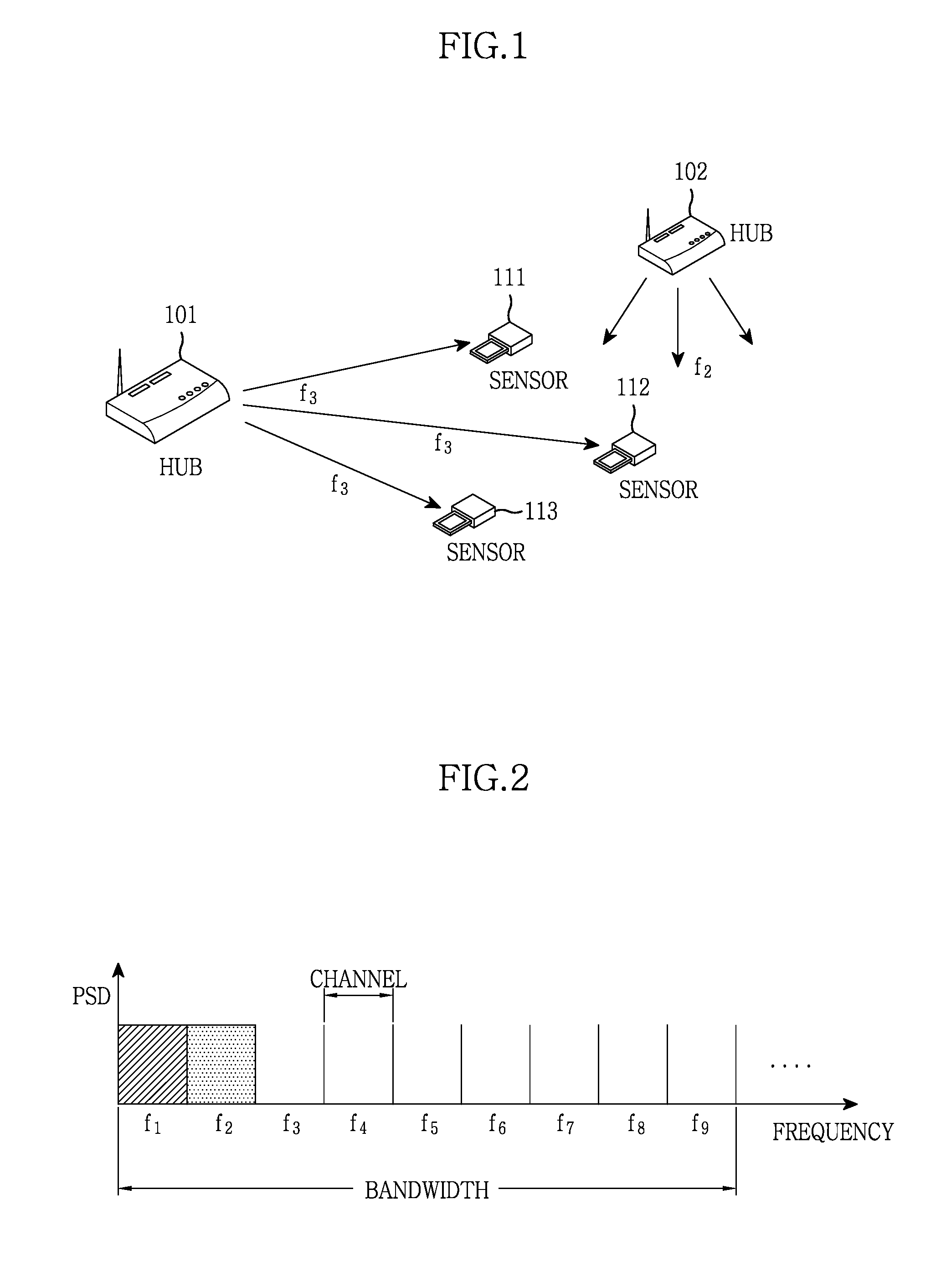 Local wireless communication system and method employing frequency-variable signal detection