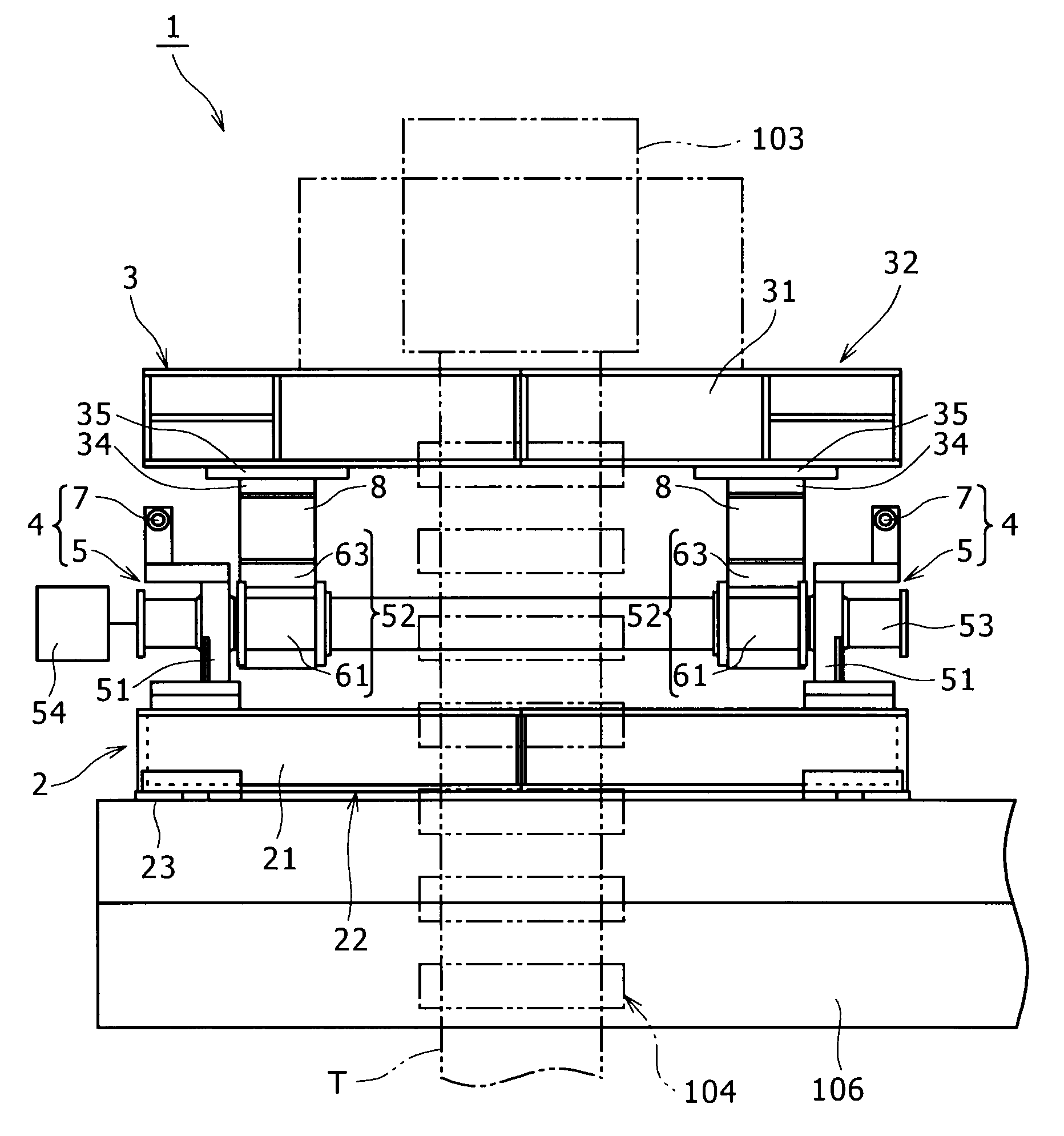 Mold oscillating apparatus