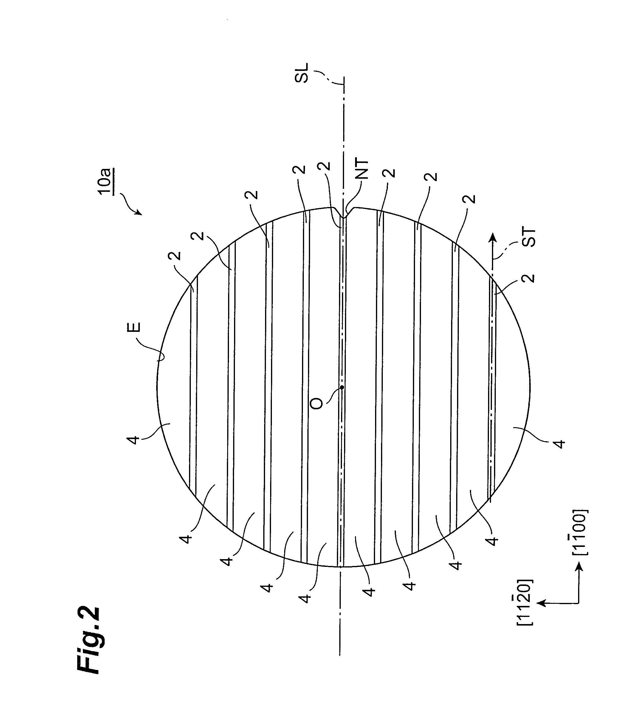 Nitride semiconductor substrate, and method for working nitride semiconductor substrate