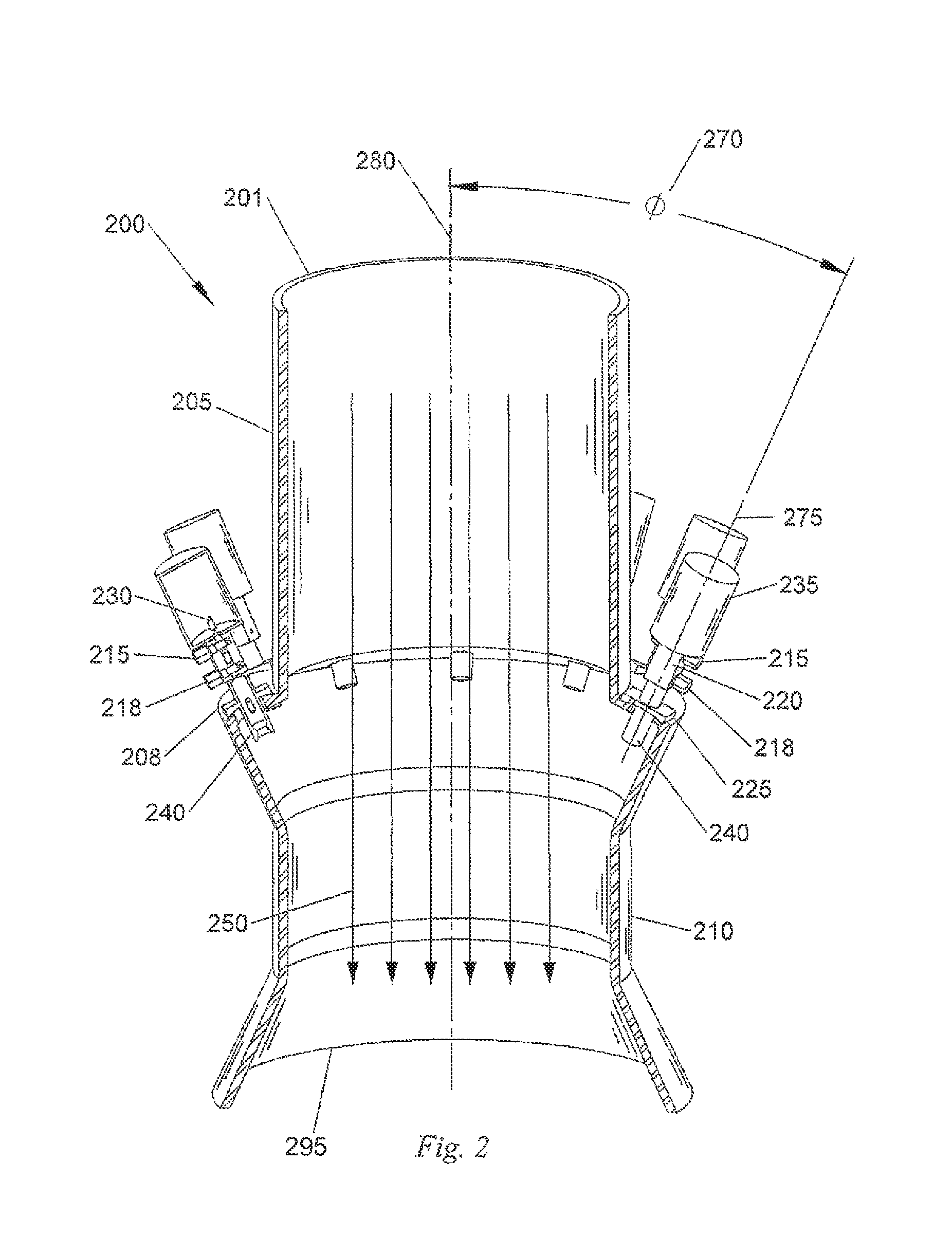 Packaged propellant air-induced variable thrust rocket engine