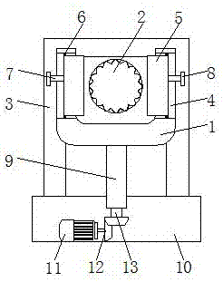 Air blower with blowing angle adjusted easily