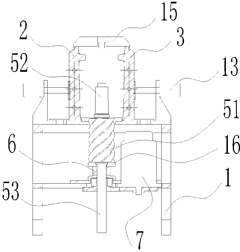 Sand core automatic demoulding mechanism and demoulding method for screw compressor rotor