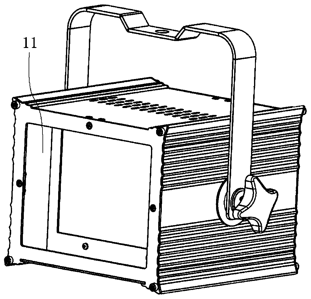 Convenient-to-assemble UV ultraviolet lamp