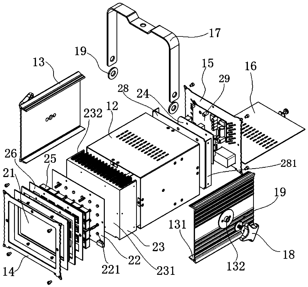 Convenient-to-assemble UV ultraviolet lamp