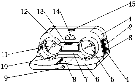 Multi-speed alarm device for automobile