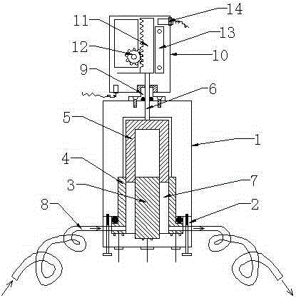 Electrode type water heater capable of adjusting descaling powder automatically
