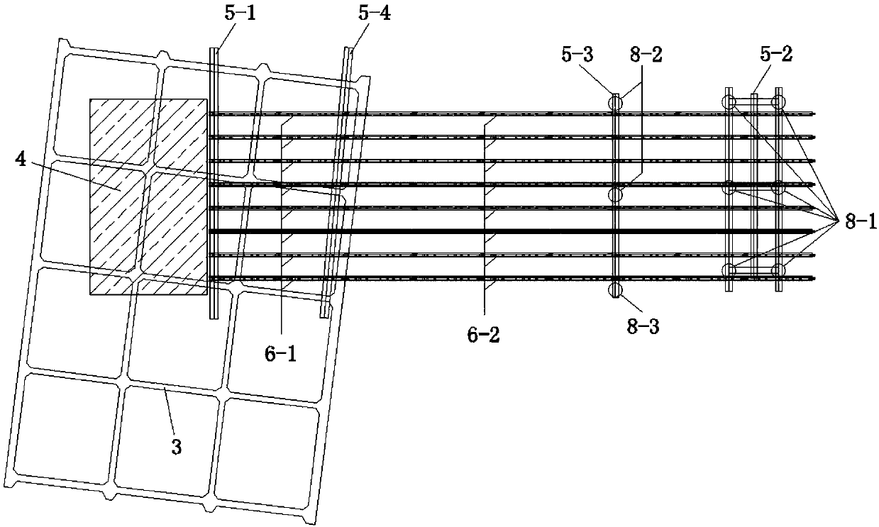 Method for treating steel pipe pile foundation on riprap seabed foundation