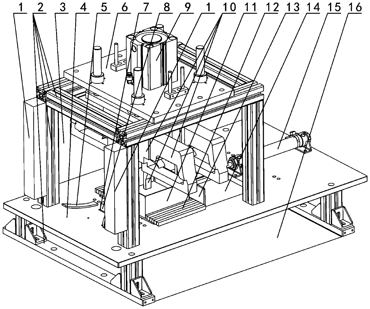 Automatic nailing machine for packaging box production and control method thereof