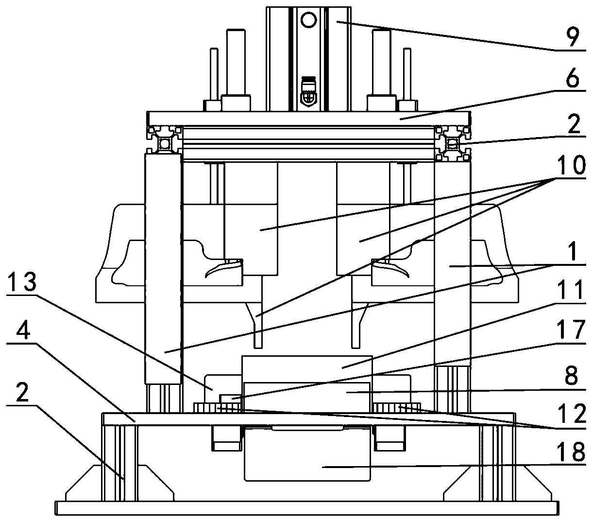 Automatic nailing machine for packaging box production and control method thereof