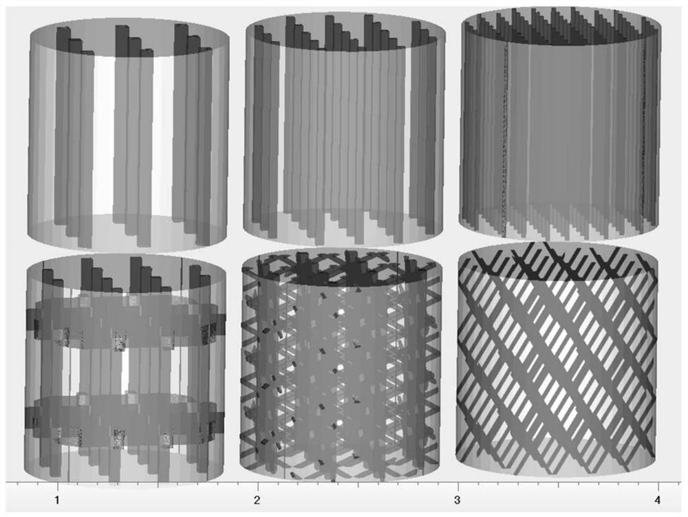 Preparation method of three-dimensional double-connected structure composite material based on additive manufacturing
