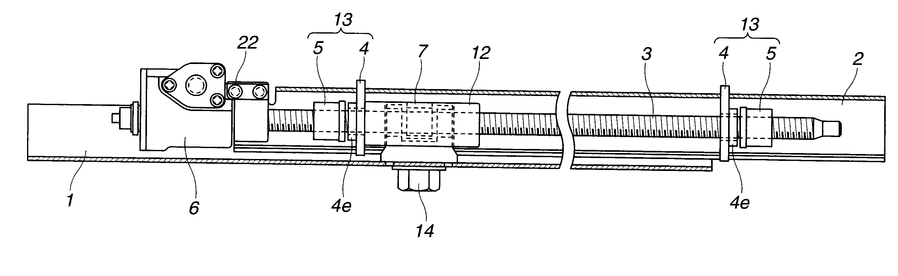 Electrically operated seat slide apparatus