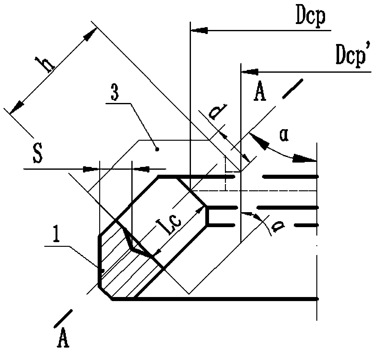 Measuring method of cage pocket of thrust self-aligning roller bearing