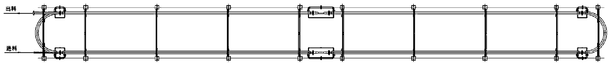 Coal digestion tubular reaction device