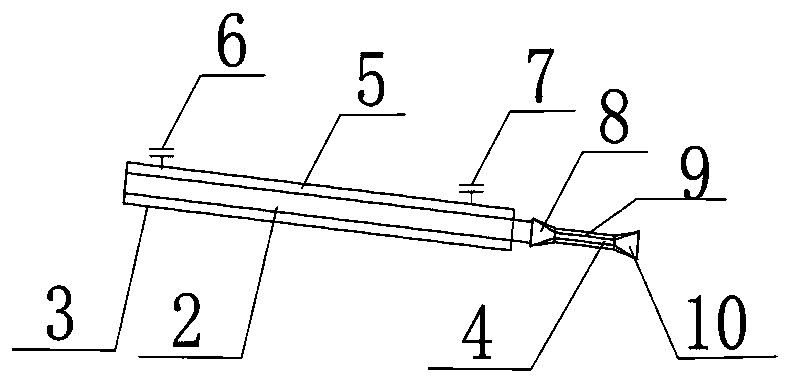 Coal digestion tubular reaction device