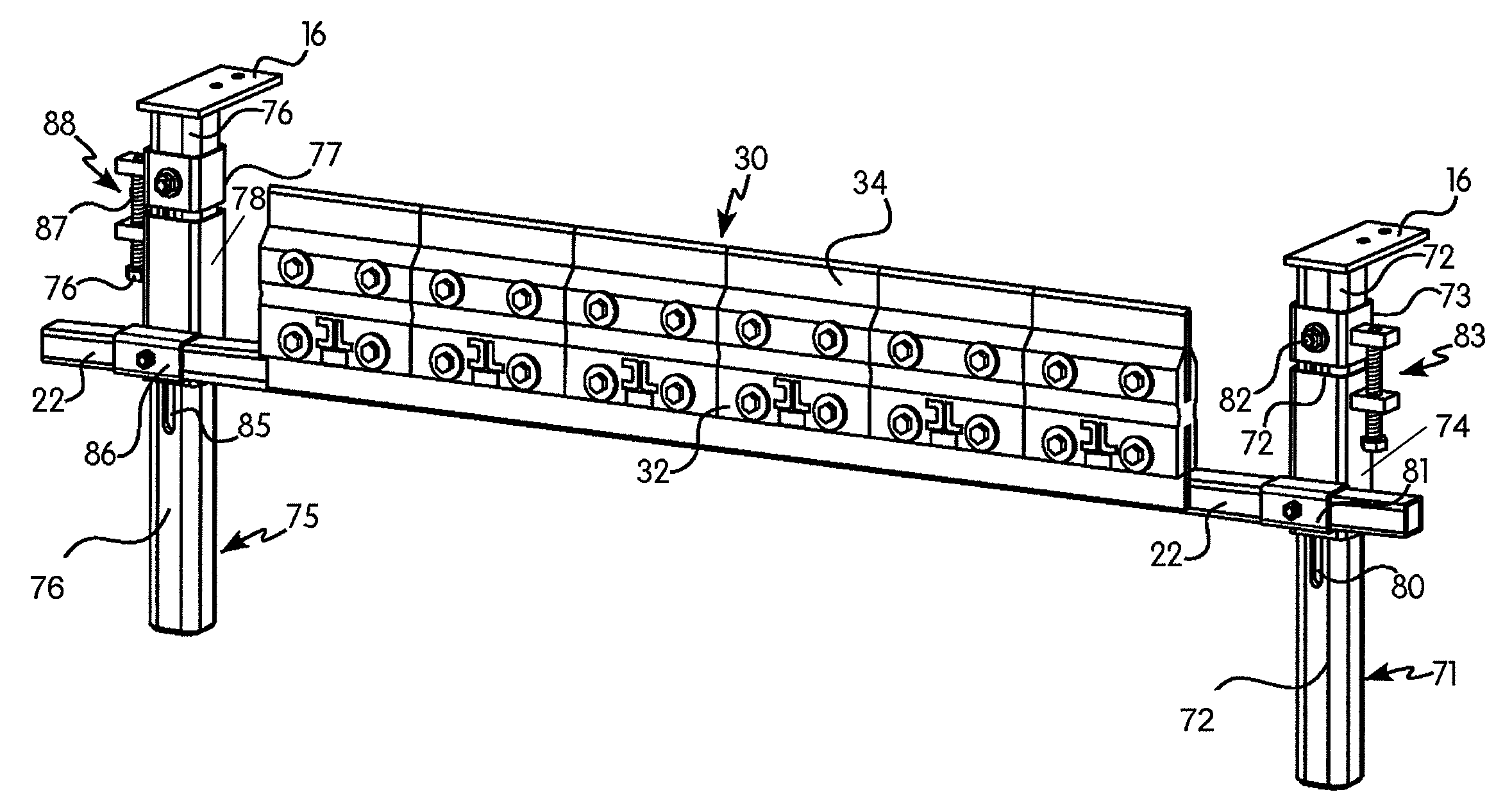 Secondary conveyor belt cleaner and mounting system therefor