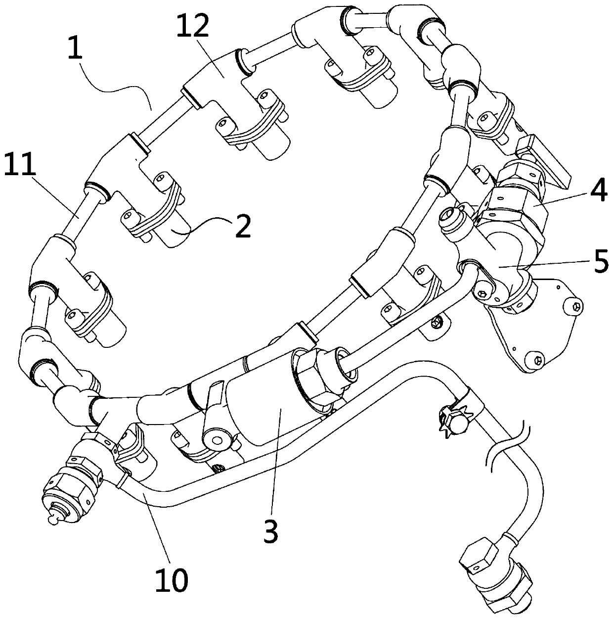 Fuel system for gas turbine starter