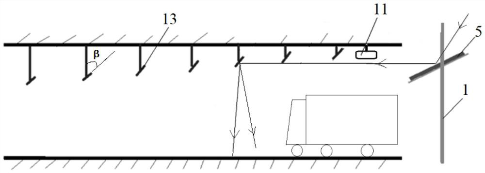 Tunnel entrance and exit sunlight directional reflection direct illumination device and method