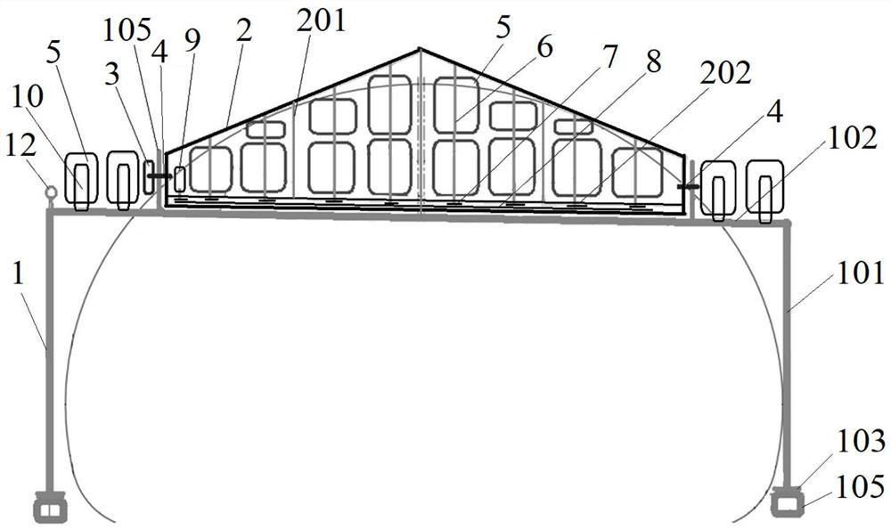 Tunnel entrance and exit sunlight directional reflection direct illumination device and method