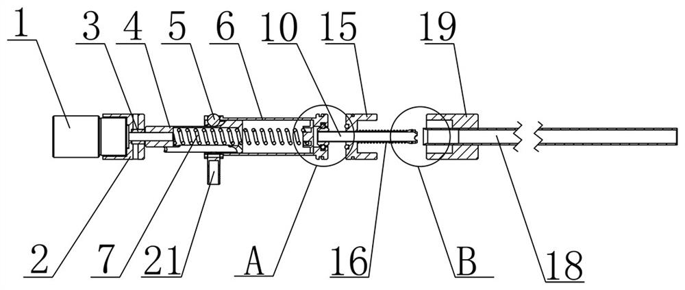 Soft bullet continuous launching device of toy gun and toy gun comprising launching device
