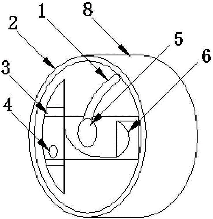 Thread disorder prevention cop latch of sewing machine