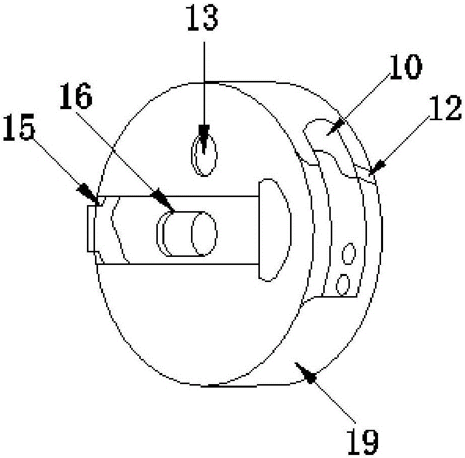 Thread disorder prevention cop latch of sewing machine