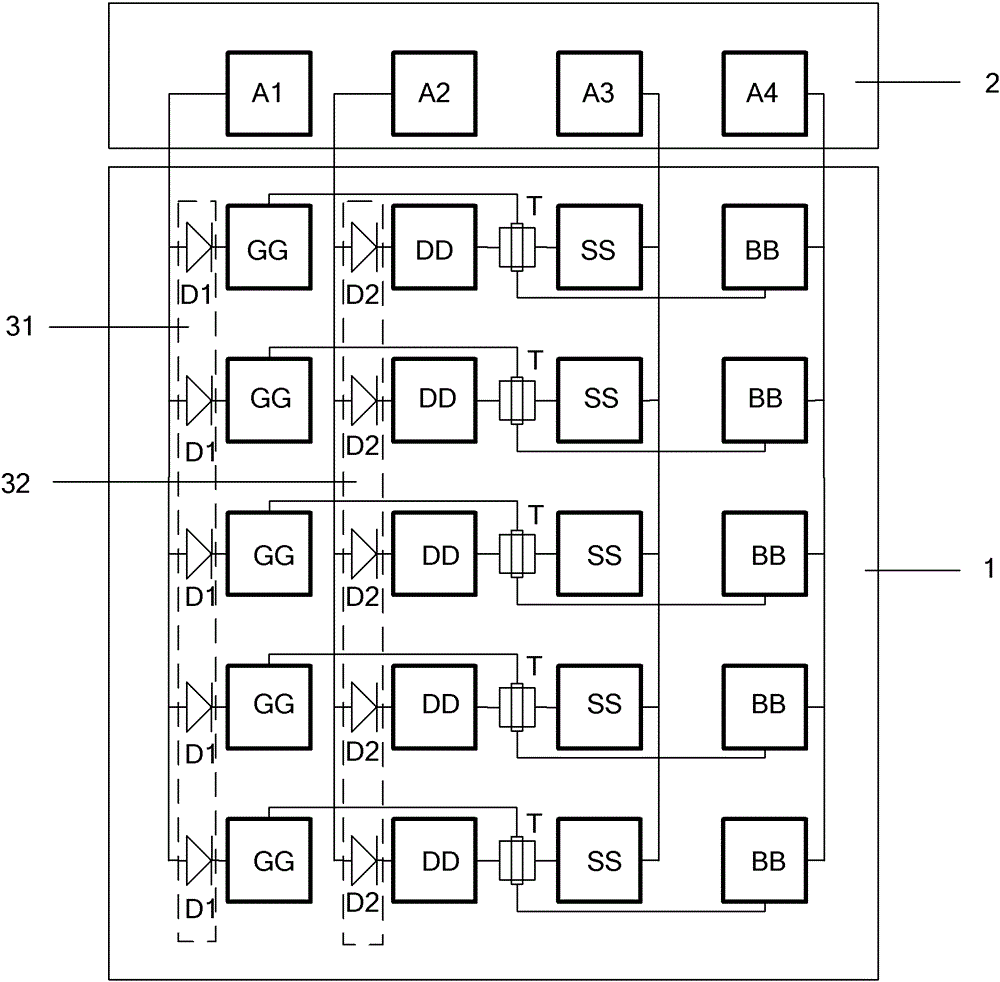 A test structure and test method for hot carrier effect of MOS device