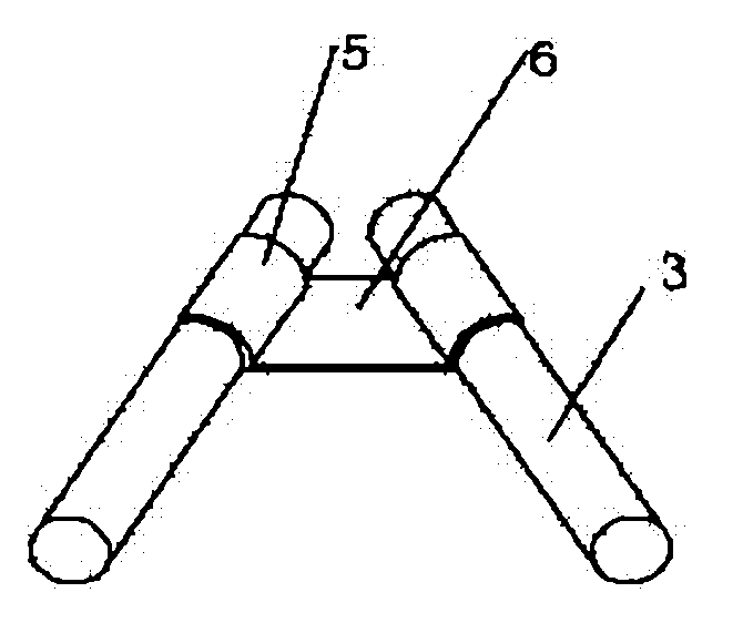 Concrete-filled tube web member combined box girder