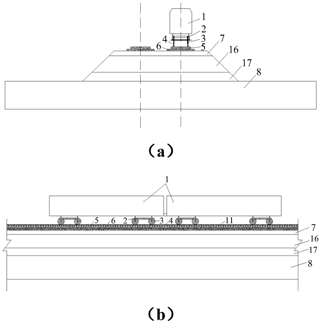Considering wheel-rail rolling contact, the coupling modeling analysis method of high-speed railway subgrade