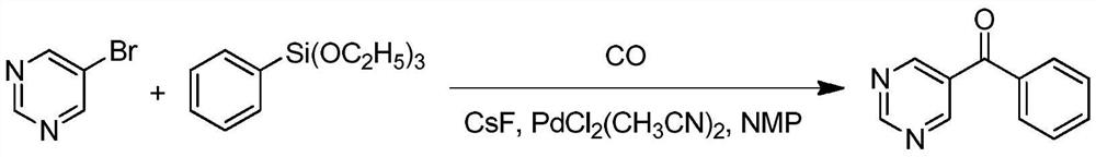 The synthetic method of benzoylpyrimidine compound of oled material intermediate