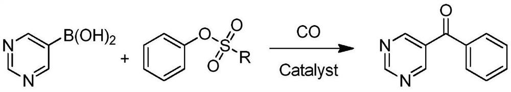 The synthetic method of benzoylpyrimidine compound of oled material intermediate