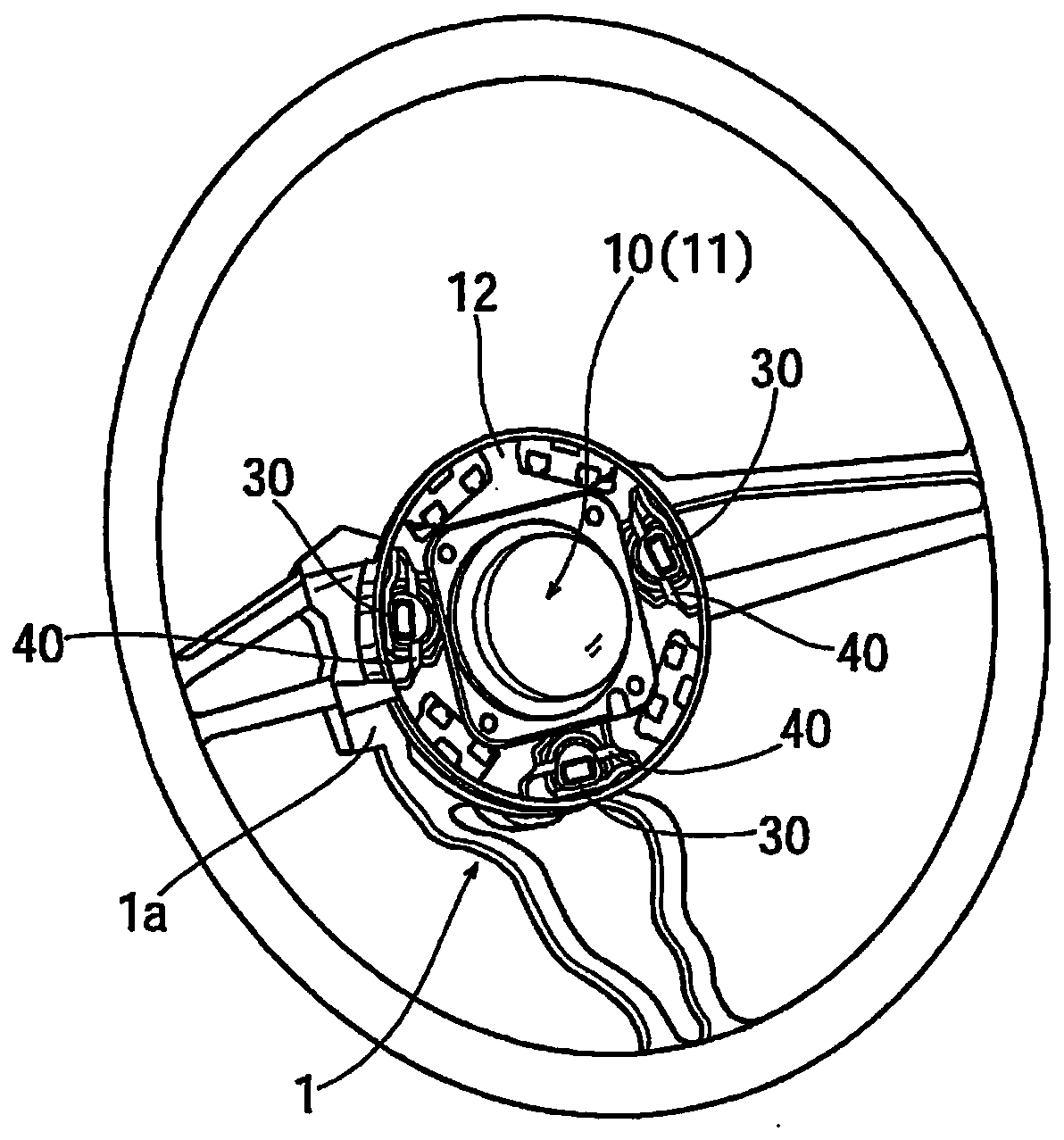 Steering wheel structure