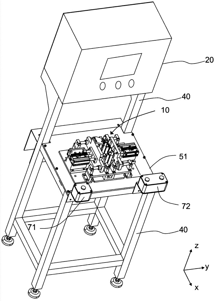 Purging device used for purging blind holes of workpiece