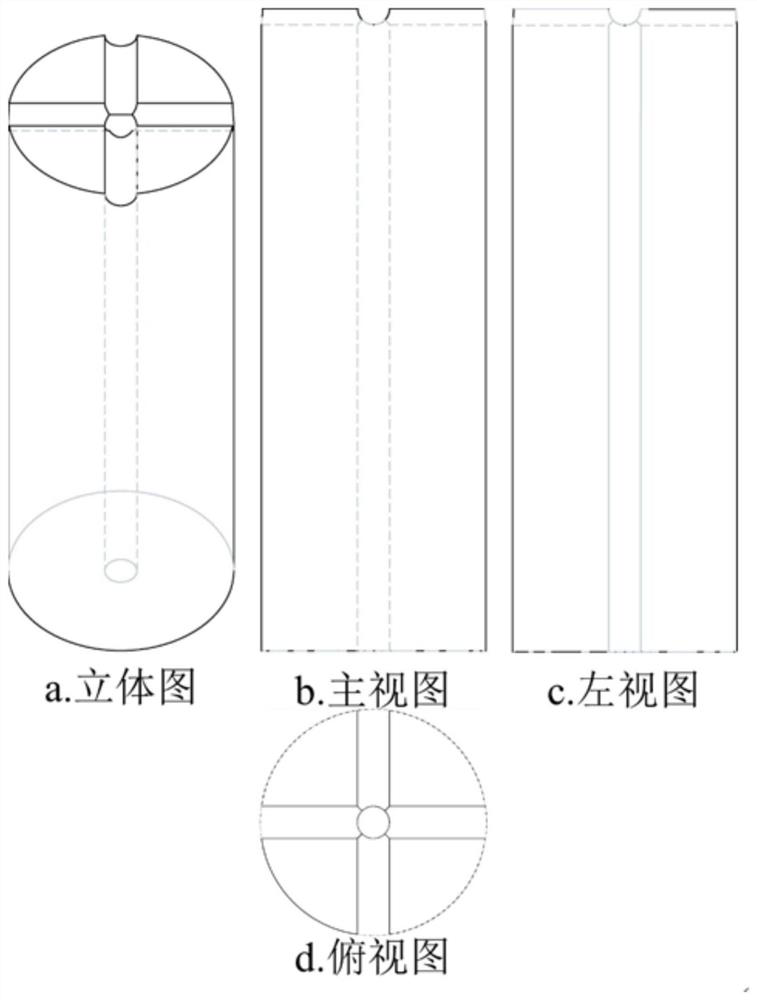 Method for improving gas circulation uniformity of vertical tubular furnace