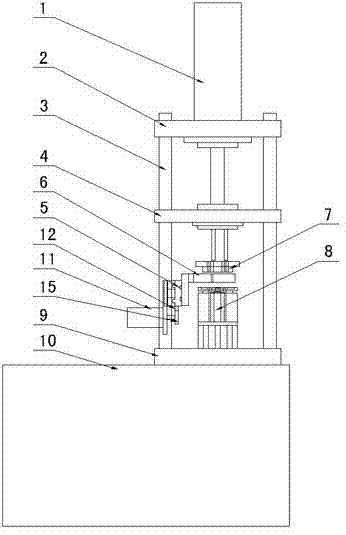 Multi-station and multi-time hydraulic drawing press and processing method thereof