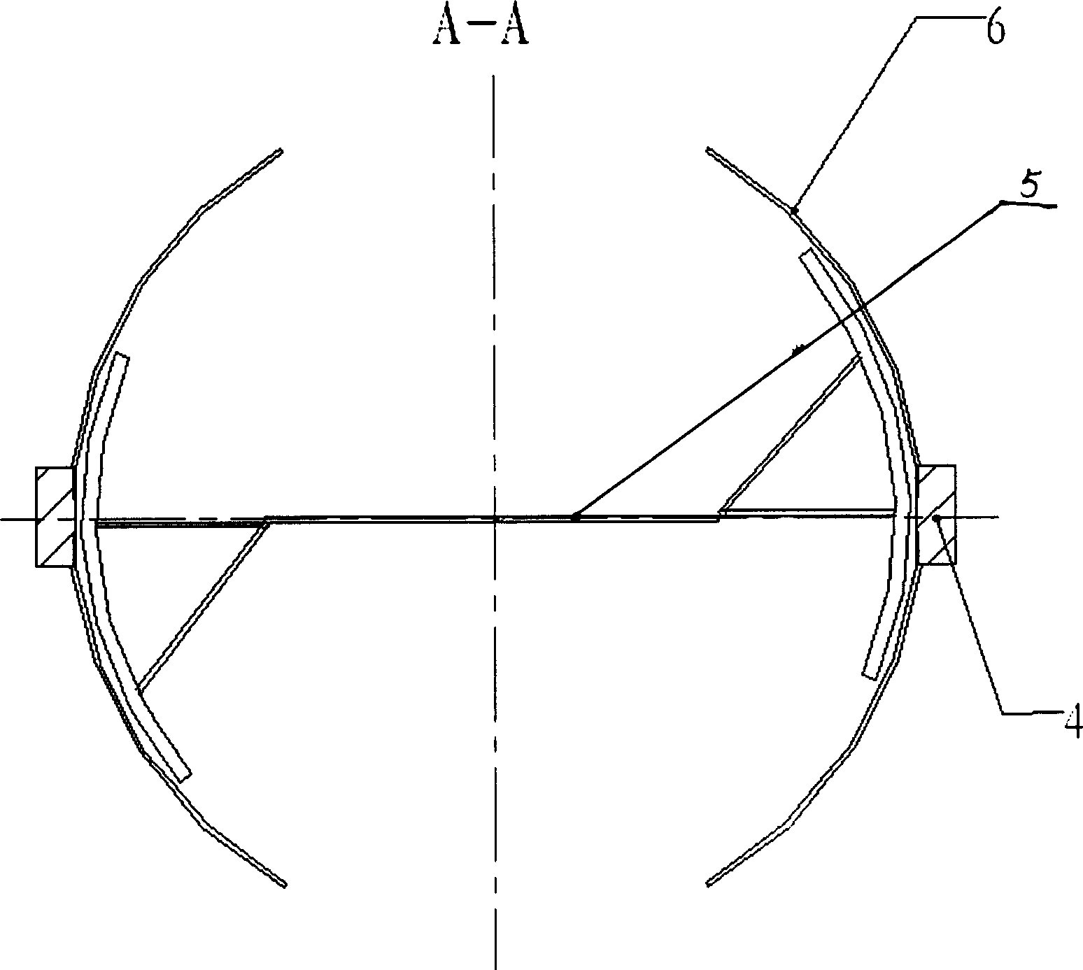 Repulsion type magnetic-suspension rotating door device